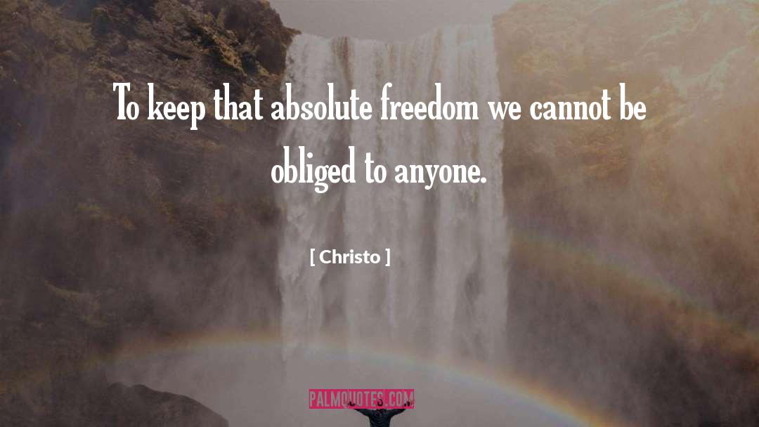 Keep M quotes by Christo