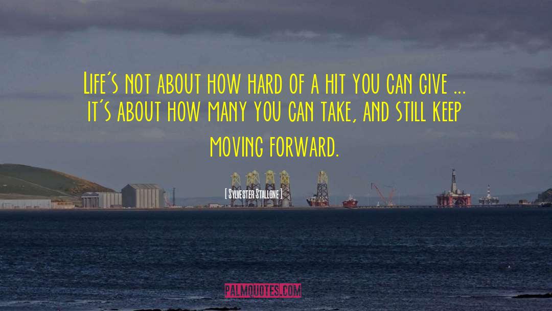 Keep Moving quotes by Sylvester Stallone