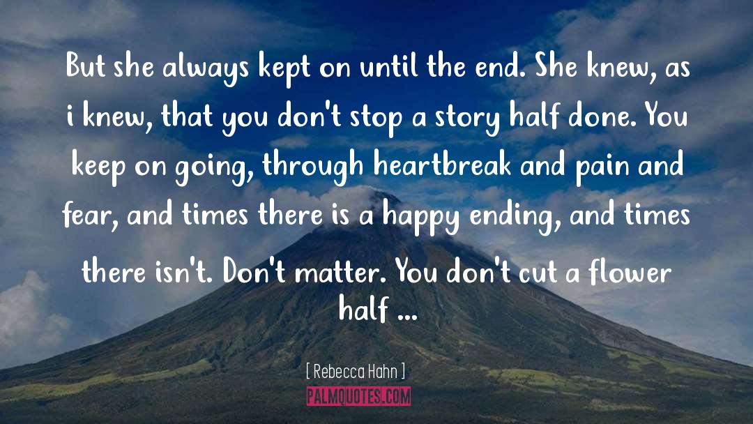 Keep On Going quotes by Rebecca Hahn