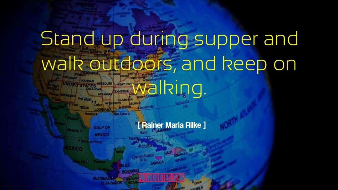 Keep On Walking quotes by Rainer Maria Rilke