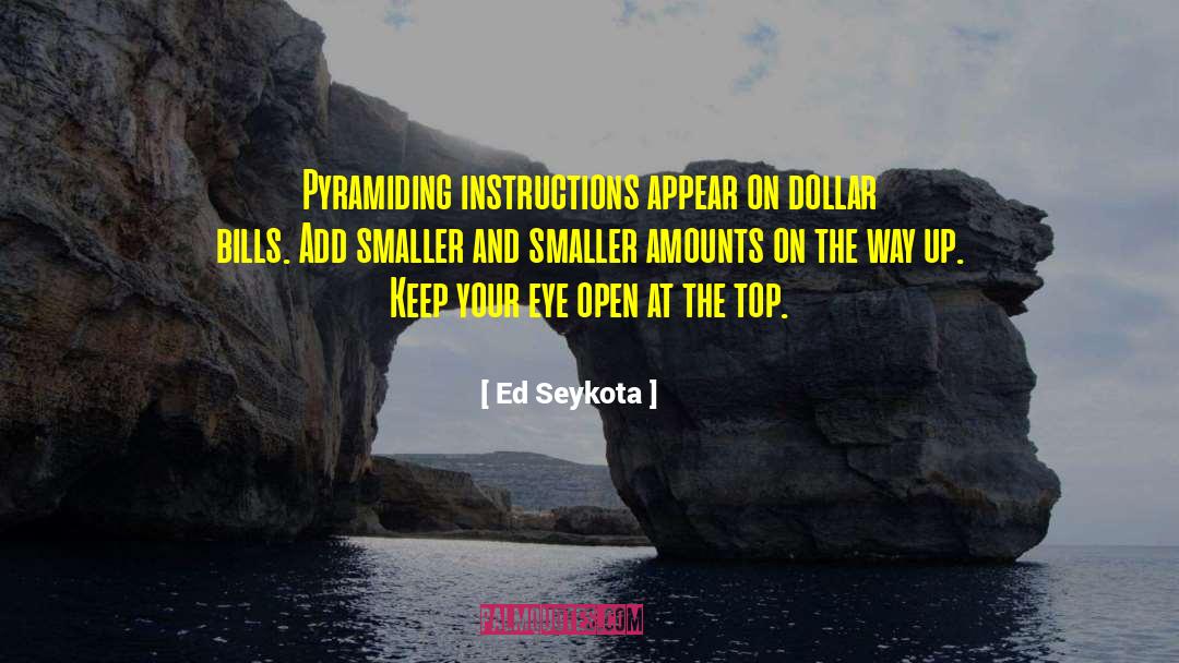 Keep On Writing quotes by Ed Seykota