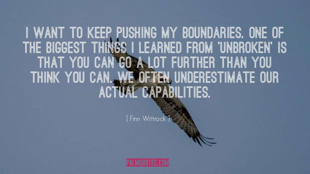 Keep Pushing quotes by Finn Wittrock
