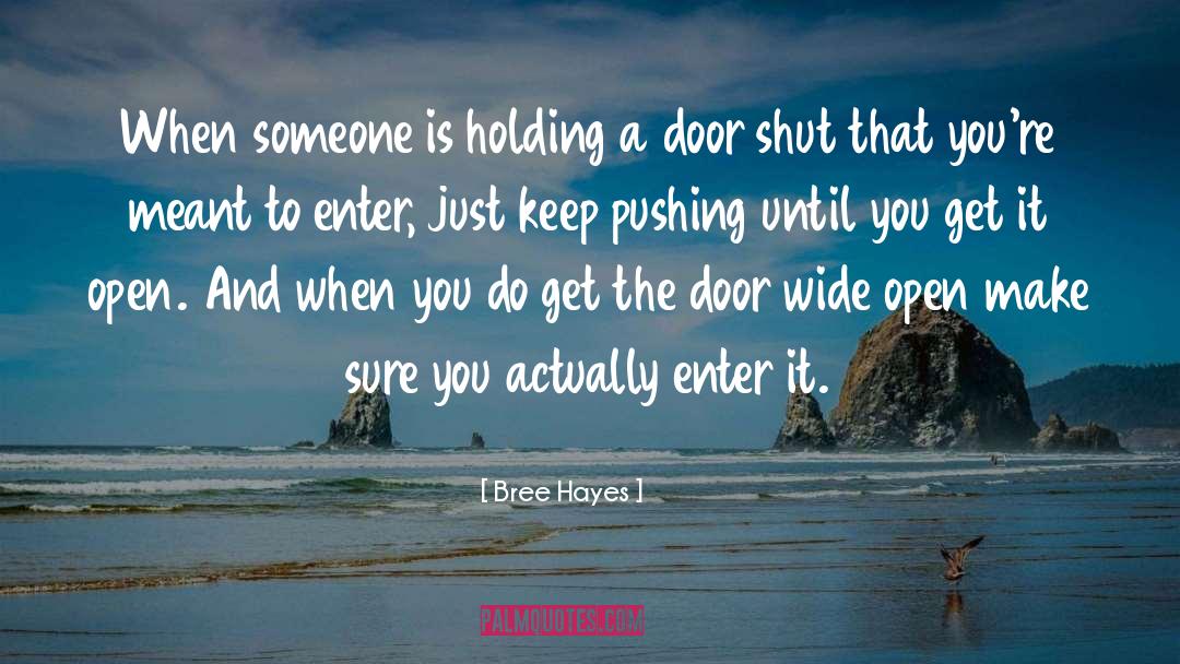 Keep Pushing quotes by Bree Hayes