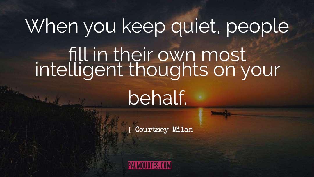 Keep Quiet quotes by Courtney Milan
