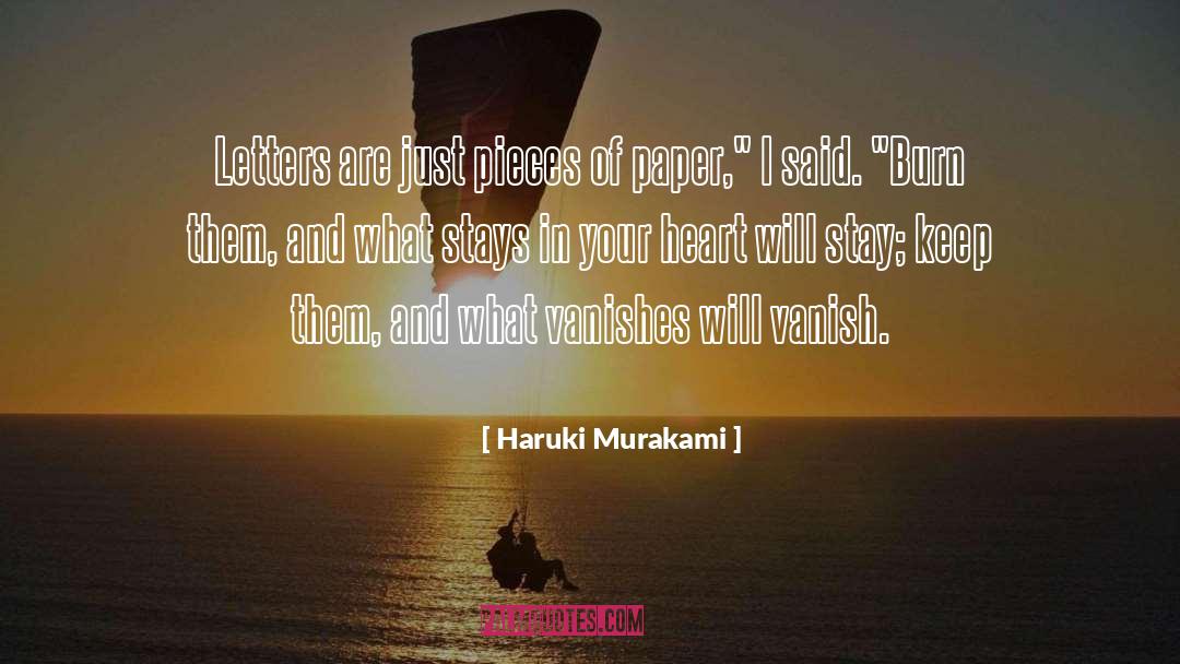 Keep quotes by Haruki Murakami