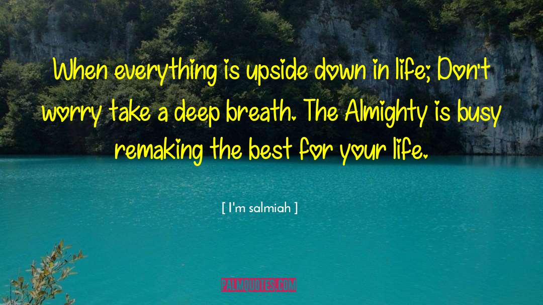 Keep Strong quotes by I'm Salmiah