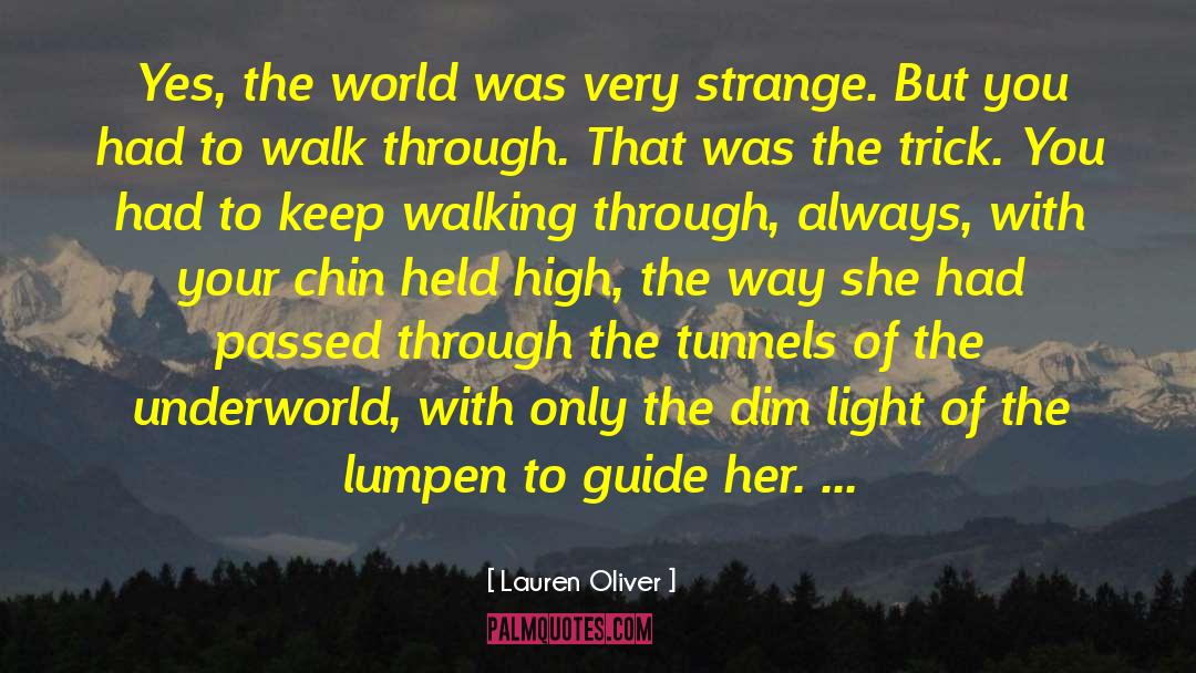 Keep Walking quotes by Lauren Oliver