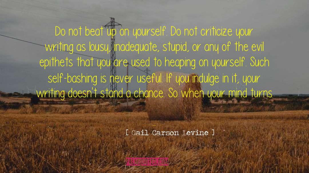 Keep Writing quotes by Gail Carson Levine