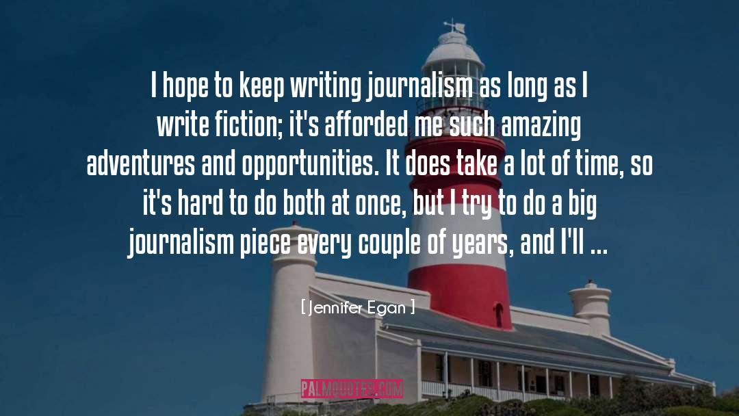 Keep Writing quotes by Jennifer Egan