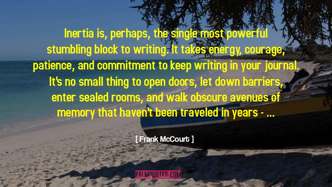 Keep Writing quotes by Frank McCourt