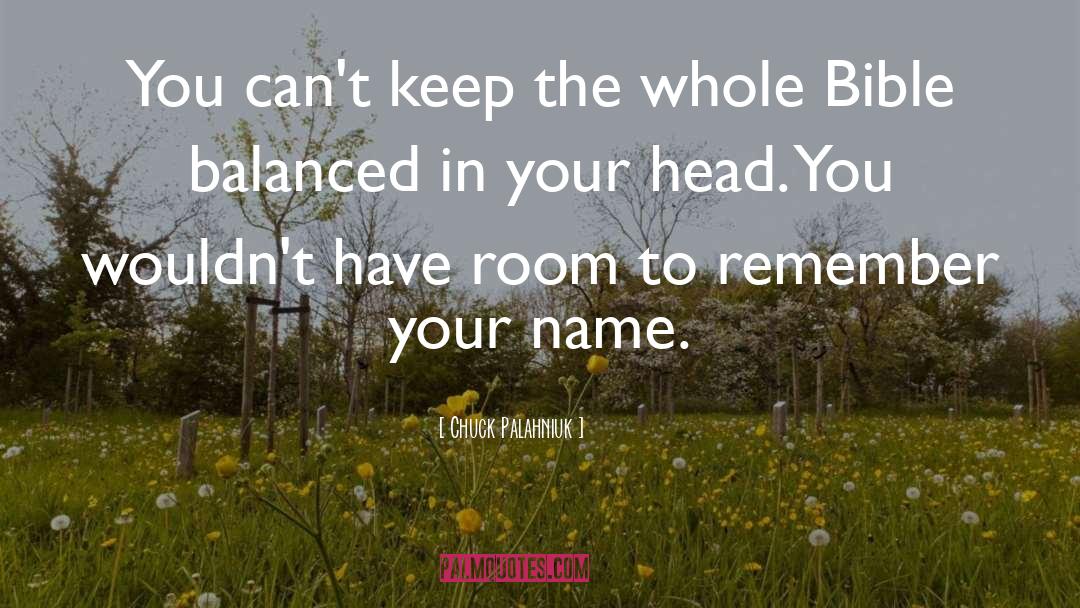 Keep Your Room Clean quotes by Chuck Palahniuk