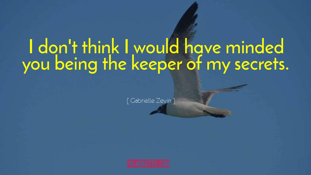 Keeper quotes by Gabrielle Zevin