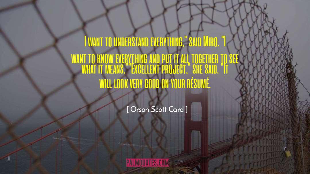 Keeping It Together quotes by Orson Scott Card