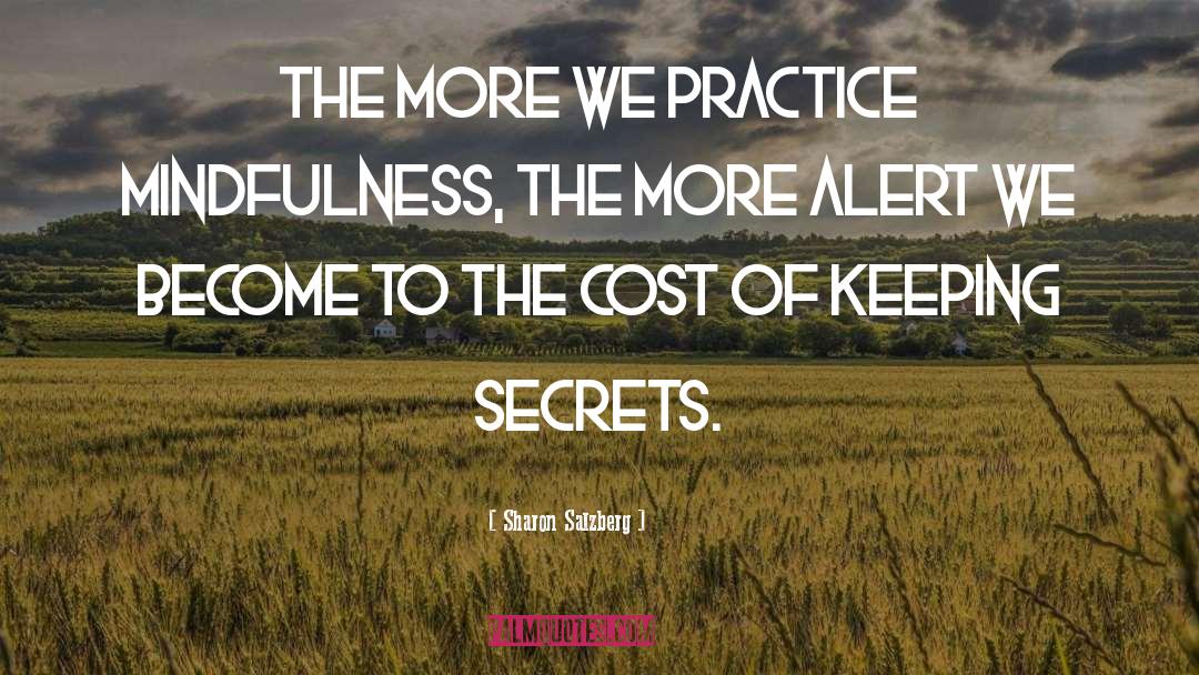 Keeping Secrets quotes by Sharon Salzberg