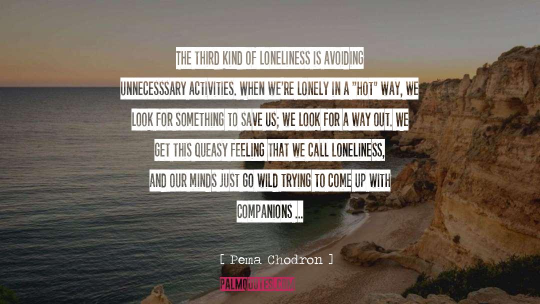 Keeping Up With The Joneses quotes by Pema Chodron