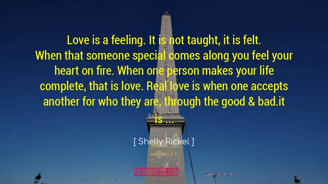 Keeping Your Feelings Inside quotes by Shelly Rickel