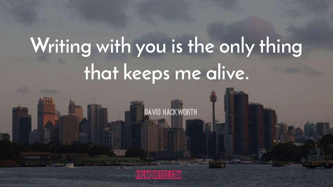 Keeps quotes by David Hackworth