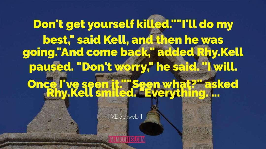 Kell Maresh quotes by V.E Schwab