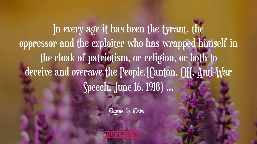 Kempthorn Canton quotes by Eugene V. Debs