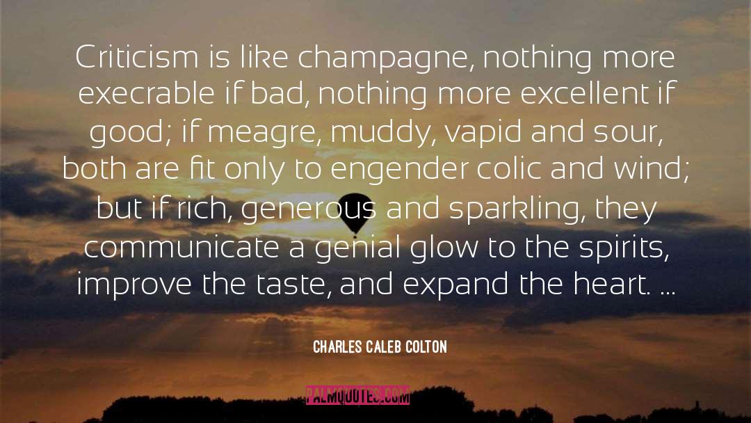 Kemsley Champagne quotes by Charles Caleb Colton