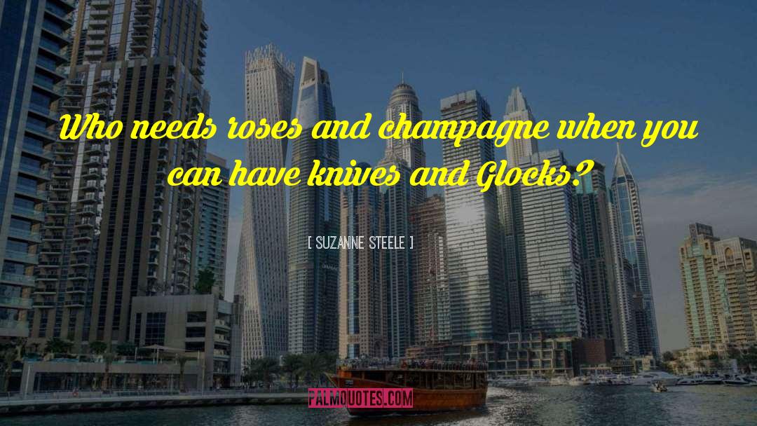 Kemsley Champagne quotes by Suzanne Steele