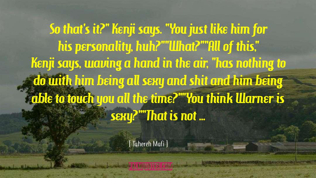 Kenji quotes by Tahereh Mafi