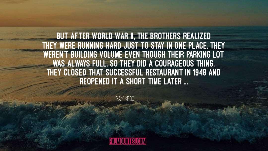 Kenjis Menu quotes by Ray Kroc