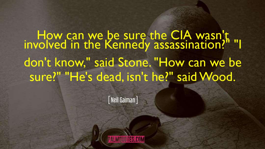 Kennedy Assassination quotes by Neil Gaiman