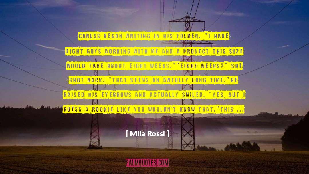Kennedy Rossi quotes by Mila Rossi