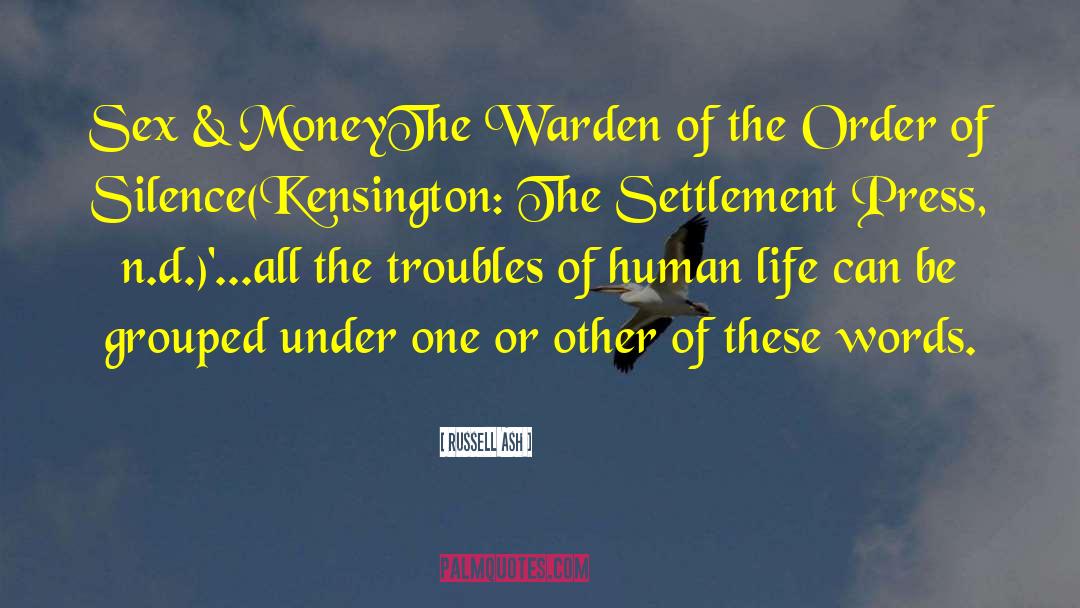 Kensington quotes by Russell Ash