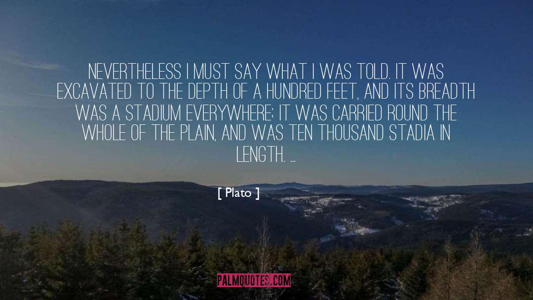 Kentner Stadium quotes by Plato