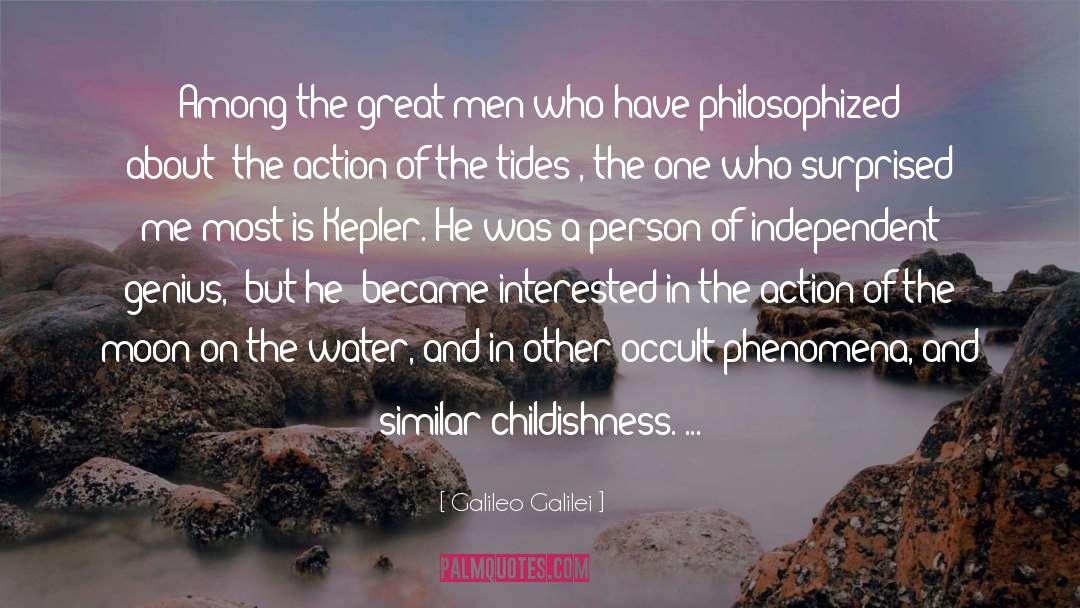 Kepler quotes by Galileo Galilei