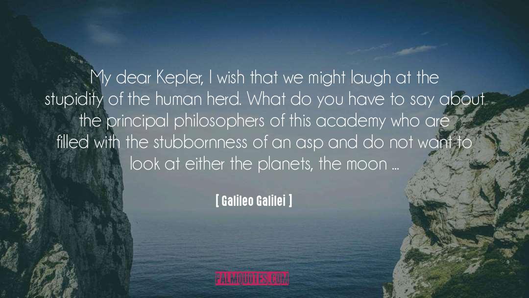 Kepler quotes by Galileo Galilei