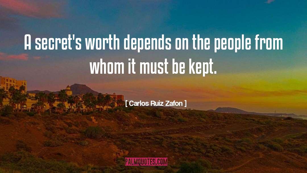 Kept Secrets quotes by Carlos Ruiz Zafon