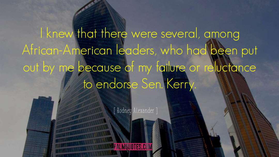 Kerry quotes by Rodney Alexander