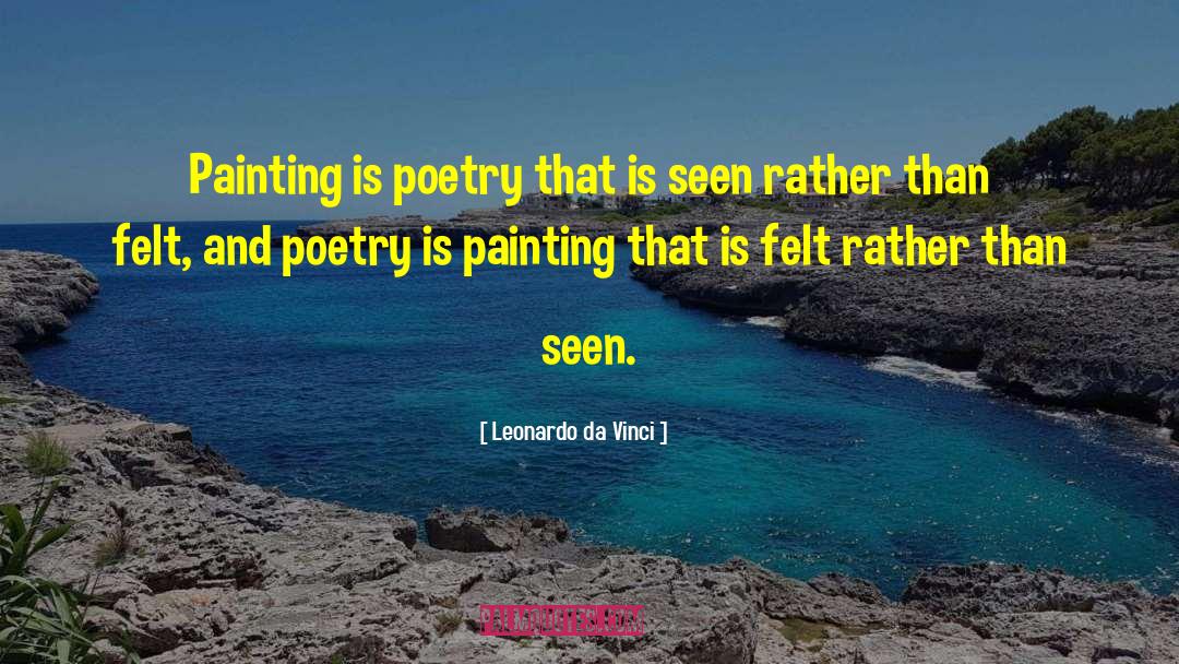 Kerswill Painting quotes by Leonardo Da Vinci