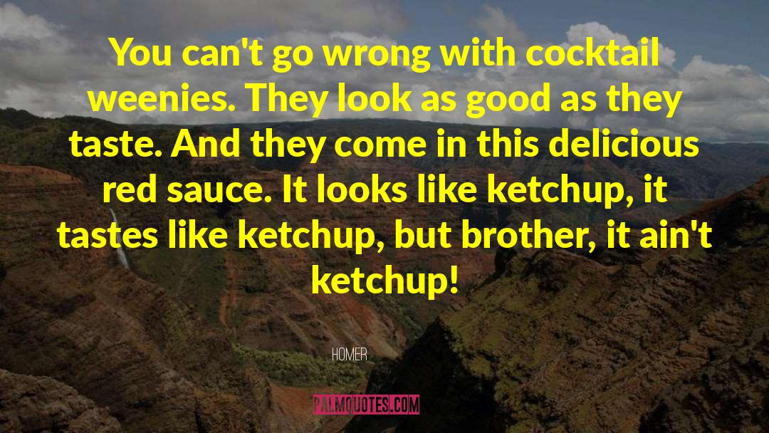 Ketchup quotes by Homer