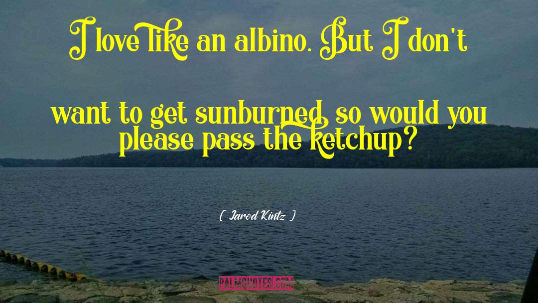 Ketchup quotes by Jarod Kintz