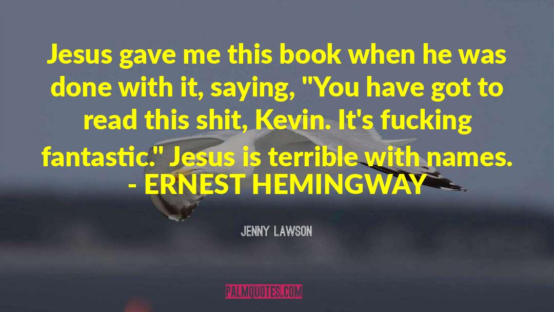 Kevin Hancock quotes by Jenny Lawson