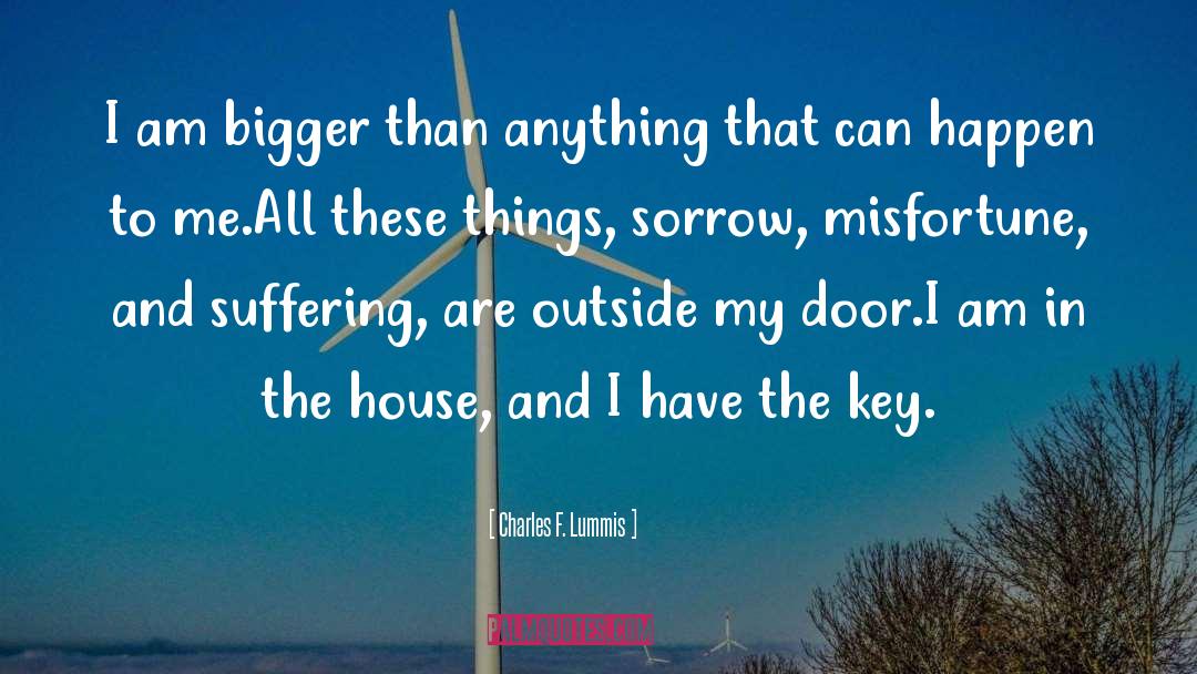 Key And Door quotes by Charles F. Lummis
