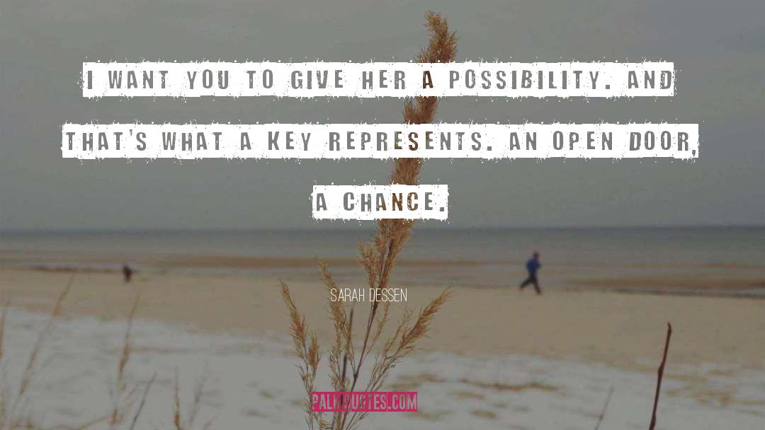 Key And Door quotes by Sarah Dessen