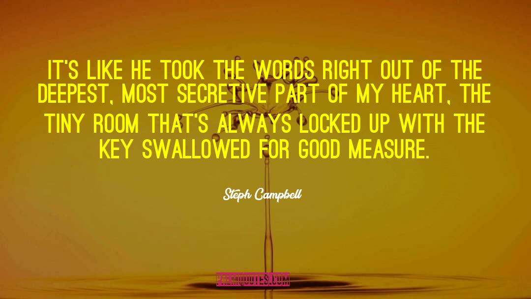 Key Heart quotes by Steph Campbell