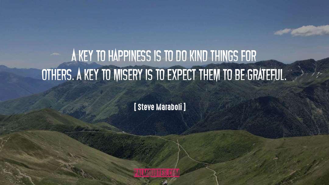 Key To Happiness quotes by Steve Maraboli