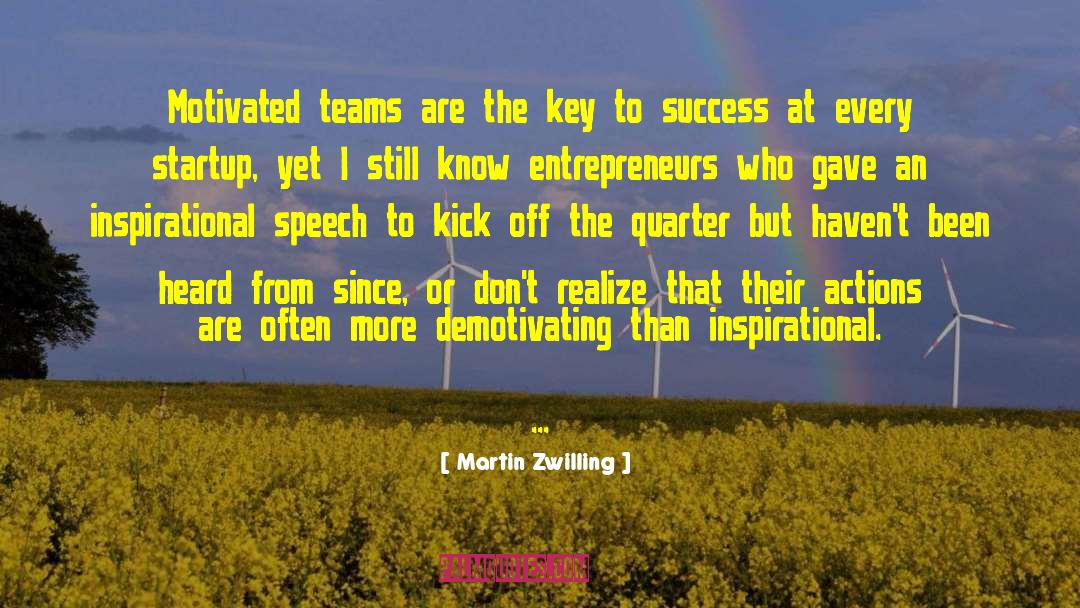 Key To Success quotes by Martin Zwilling