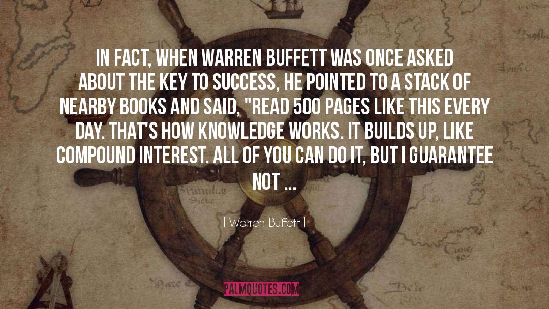 Key To Success quotes by Warren Buffett