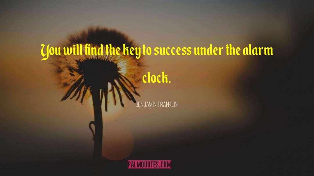 Key To Success quotes by Benjamin Franklin