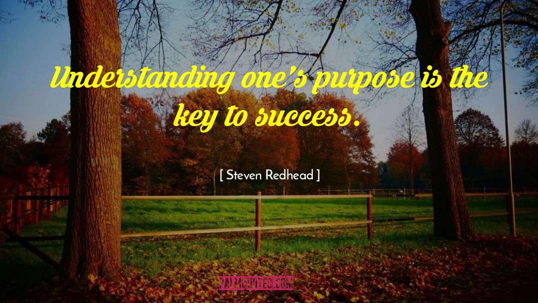 Key To Success quotes by Steven Redhead