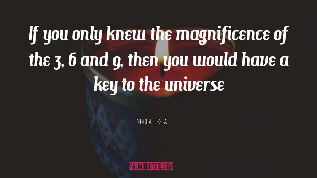 Key To The Universe quotes by Nikola Tesla