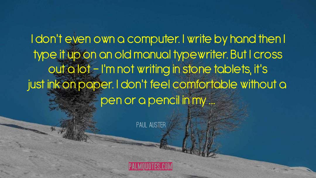 Keyboards quotes by Paul Auster