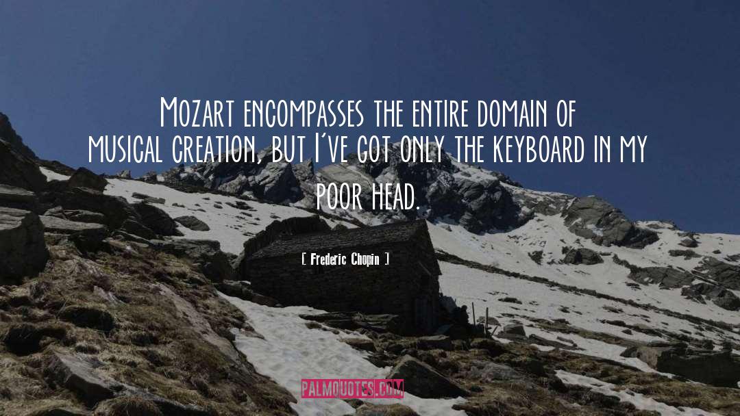 Keyboards quotes by Frederic Chopin